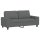 vidaXL 2-Sitzer-Sofa Dunkelgrau 140 cm Stoff