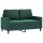 vidaXL 2-Sitzer-Sofa Dunkelgr&uuml;n 120 cm Samt