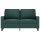 vidaXL 2-Sitzer-Sofa Dunkelgr&uuml;n 120 cm Samt