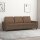 vidaXL 3-Sitzer-Sofa Braun 180 cm Stoff