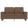 vidaXL 2-Sitzer-Sofa Braun 120 cm Stoff