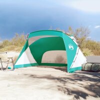 vidaXL Strandzelt Meergrün 274x178x170/148 cm 185T Taft