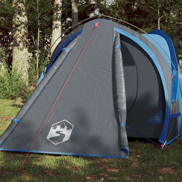 vidaXL Campingzelt 2 Personen Blau 320x140x120 cm 185T Taft