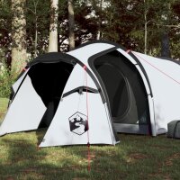 vidaXL Campingzelt 4 Personen Weiß 360x135x105 cm...