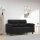 vidaXL 2-Sitzer-Sofa Schwarz 120 cm Kunstleder