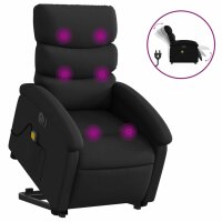 vidaXL Massagesessel mit Aufstehhilfe Elektrisch Schwarz...