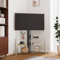 vidaXL TV-Eckregal mit 3 Ablagen für 32-70 Zoll...