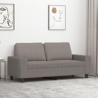 vidaXL 2-Sitzer-Sofa Taupe 140 cm Stoff