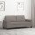 vidaXL 2-Sitzer-Sofa Taupe 140 cm Stoff