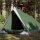 vidaXL Campingzelt 2 Personen Grün 200x120x88/62 cm 185T Taft