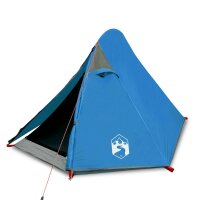 vidaXL Campingzelt 2 Personen Blau 267x154x117 cm 185T Taft