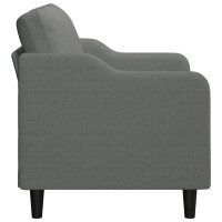 vidaXL 2-Sitzer-Sofa Dunkelgrau 140 cm Stoff