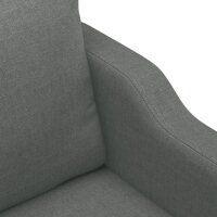 vidaXL 2-Sitzer-Sofa Dunkelgrau 140 cm Stoff