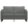 vidaXL 2-Sitzer-Sofa Dunkelgrau 140 cm Stoff