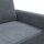 vidaXL 3-Sitzer-Sofa Dunkelgrau 180 cm Samt