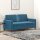 vidaXL 2-Sitzer-Sofa Blau 140 cm Samt