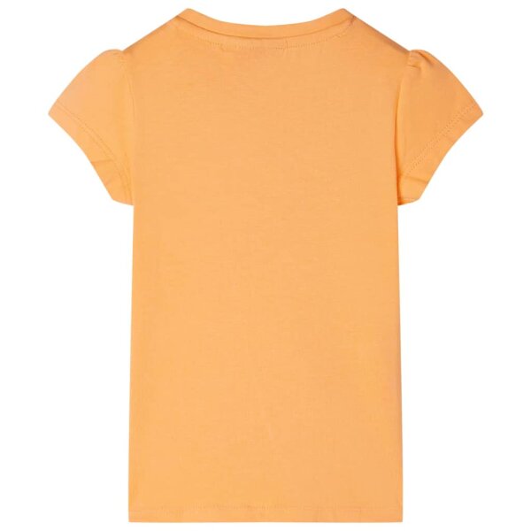 Kinder-T-Shirt Hellorange 104