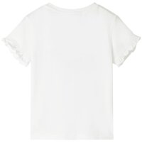 Kinder-T-Shirt Ecru 104