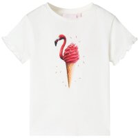 Kinder-T-Shirt Ecru 104