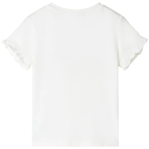 Kinder-T-Shirt Ecru 128