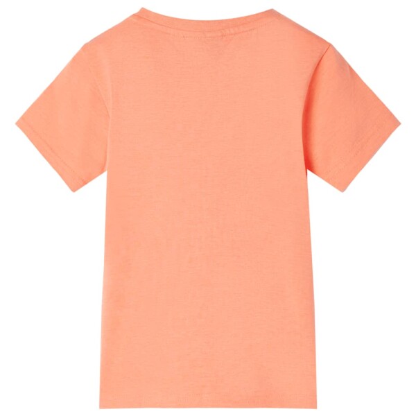 Kinder-T-Shirt Neonorange 104