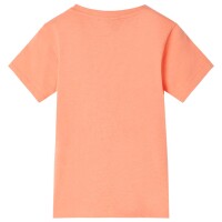 Kinder-T-Shirt Neonorange 104