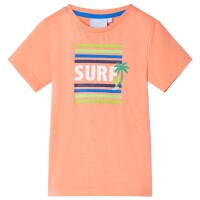 Kinder-T-Shirt Neonorange 104