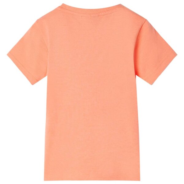 Kinder-T-Shirt Neonorange 128