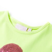 Kinder-T-Shirt Neongelb 104