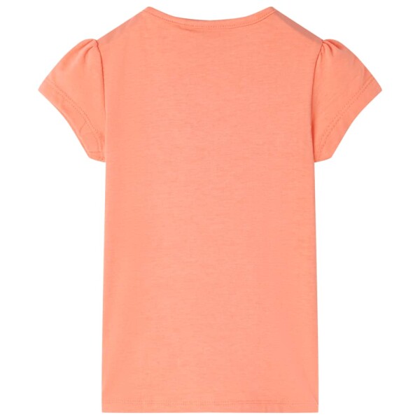 Kinder-T-Shirt Neonorange 92