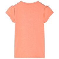 Kinder-T-Shirt Neonorange 92