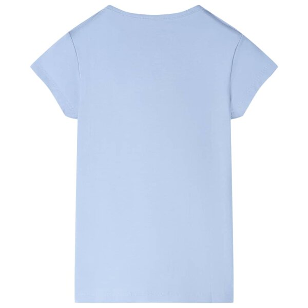 Kinder-T-Shirt Hellblau 92