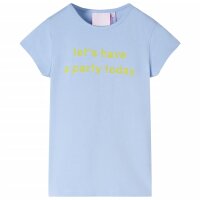 Kinder-T-Shirt Hellblau 116