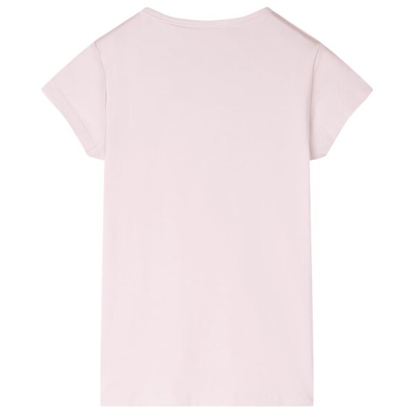 Kinder-T-Shirt Zartrosa 128