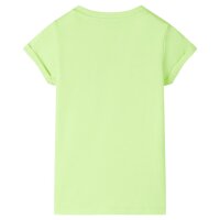 Kinder-T-Shirt Neongelb 92