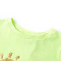 Kinder-T-Shirt Neongelb 92