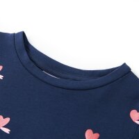 Kinder-T-Shirt Marineblau 92