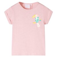 Kinder-T-Shirt Hellrosa 128