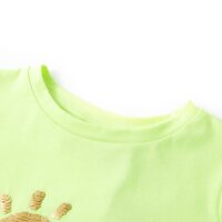 Kinder-T-Shirt Neongelb 116