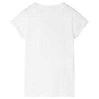 Kinder-T-Shirt Ecru 140