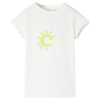 Kinder-T-Shirt Ecru 140