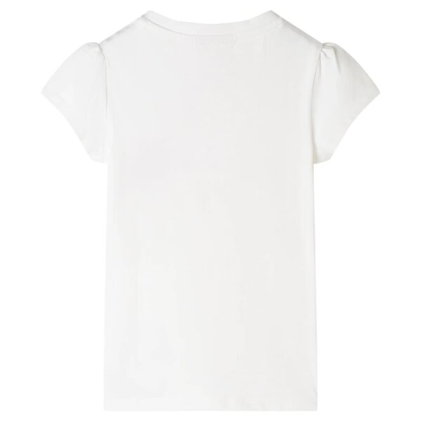 Kinder-T-Shirt Ecru 104