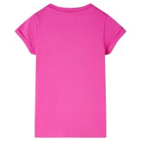 Kinder-T-Shirt Dunkelrosa 104