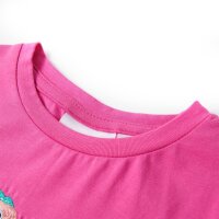 Kinder-T-Shirt Dunkelrosa 104