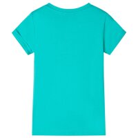 Kinder-T-Shirt Minzgrün 140