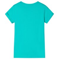 Kinder-T-Shirt Minzgrün 116