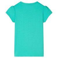 Kinder-T-Shirt Minzgrün 140