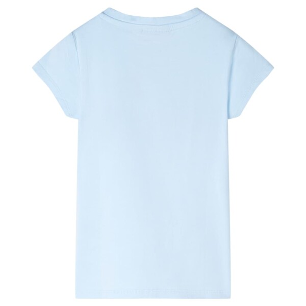 Kinder-T-Shirt Hellblau 128