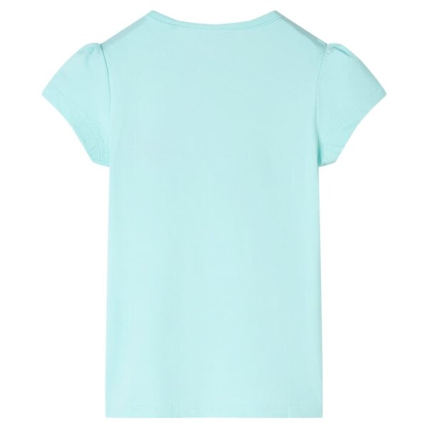 Kinder-T-Shirt Hellblau 128