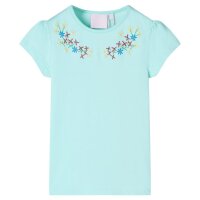 Kinder-T-Shirt Hellblau 128